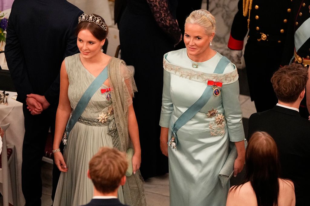 Norway's Princess Ingrid Alexandra and Crown Princess Mette-Marit 