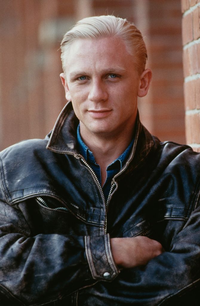 man in leather jacket