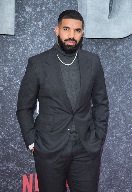Drake on red carpet