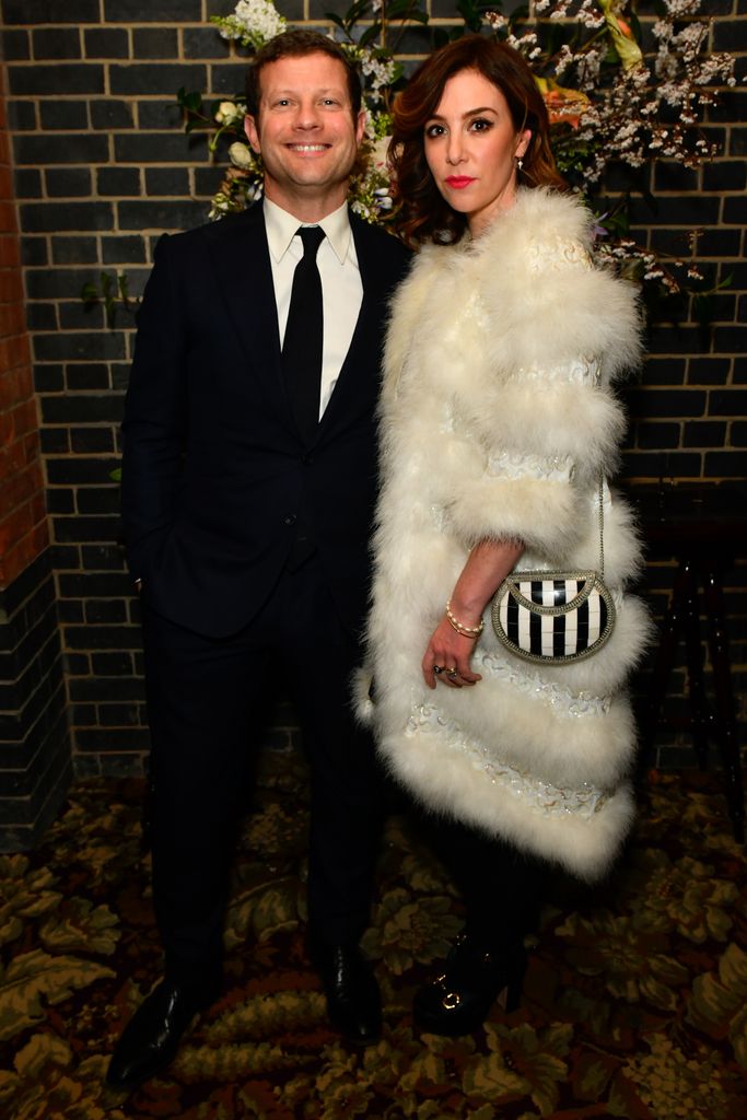 Dermot O'Leary and Dee Koppang O'Leary attend Netflix's annual BAFTA Awards afterparty at Chiltern Firehouse on February 19, 2023 in London, England