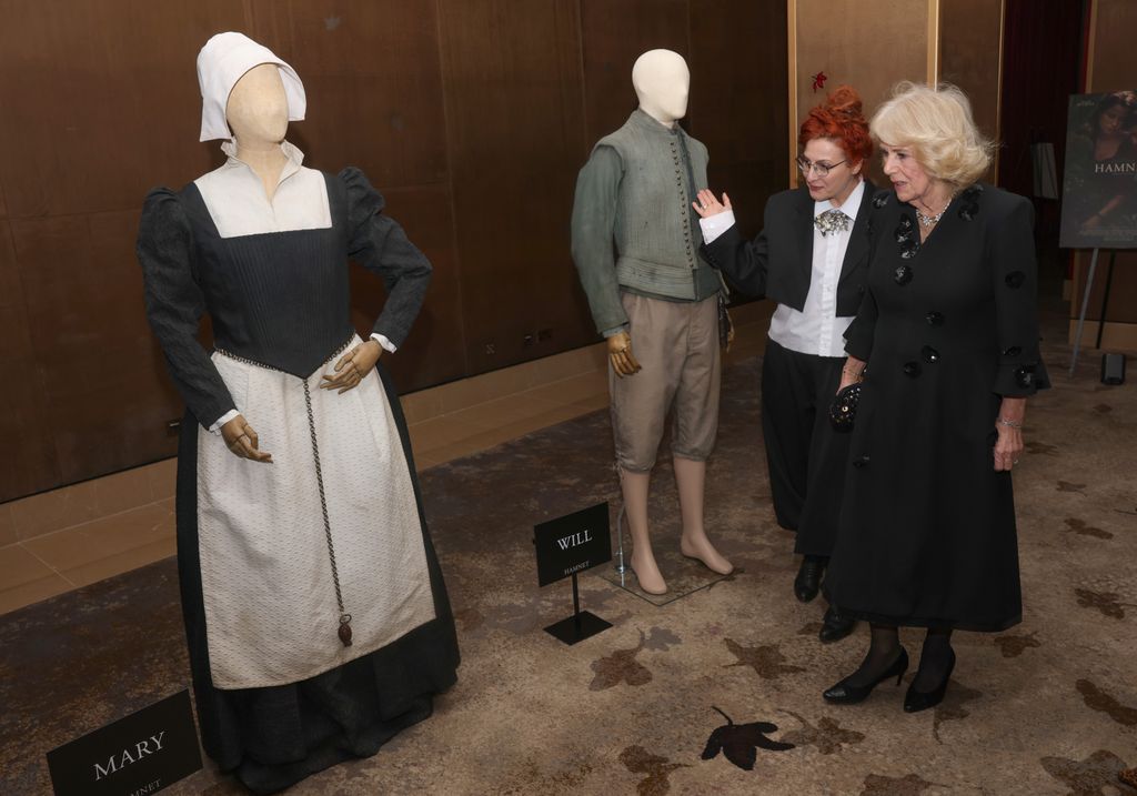 Malgosia Turzanska and Queen Camilla attend a special screening of "Hamnet" 