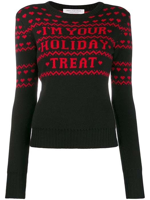 Holly Willoughby Christmas Philosophy jumper