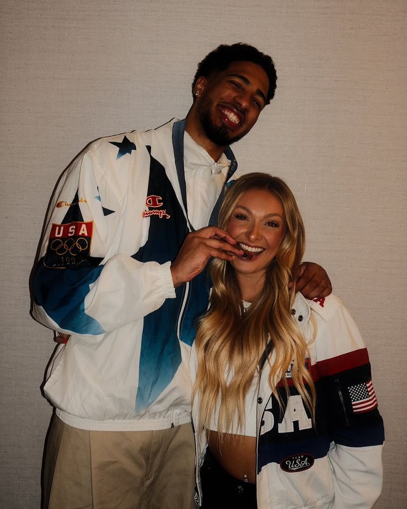 Tyrese Haliburton et Jade Jones