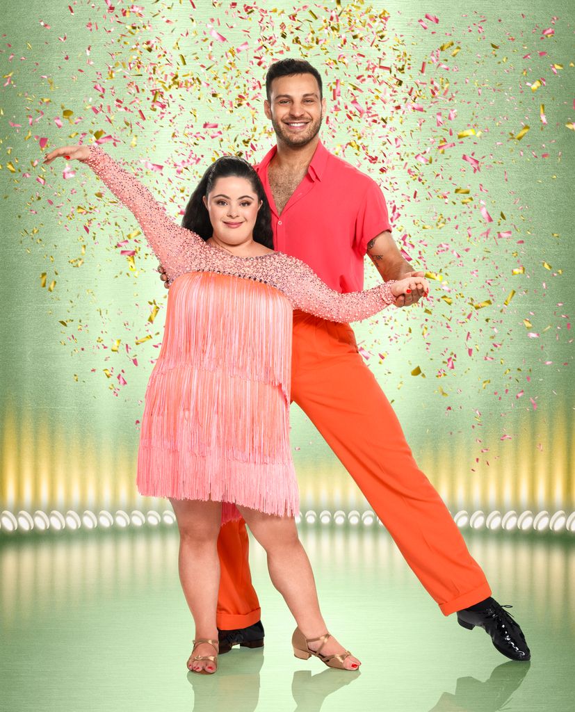 Ellie Goldstein and Vito Coppola in Strictly Come Dancing