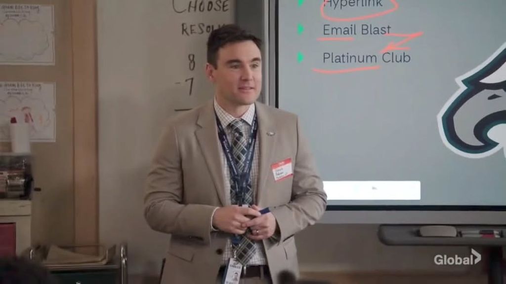 Robert Belushi in Abbott Elementary