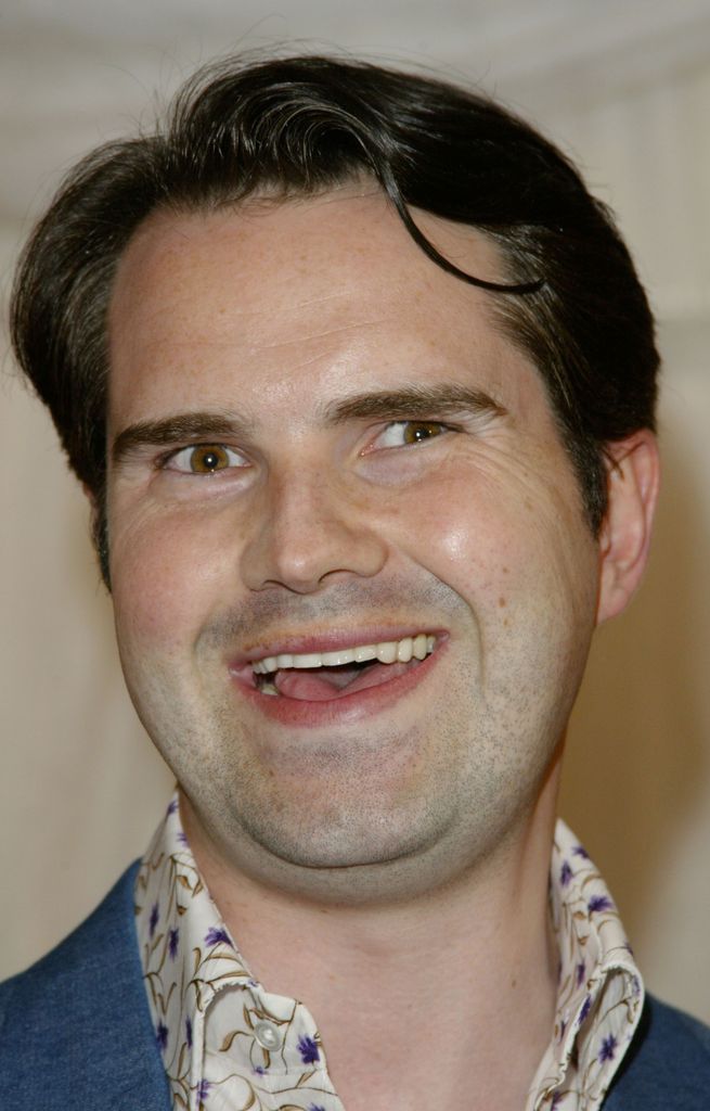 Jimmy Carr smiling for photo at event in 2004