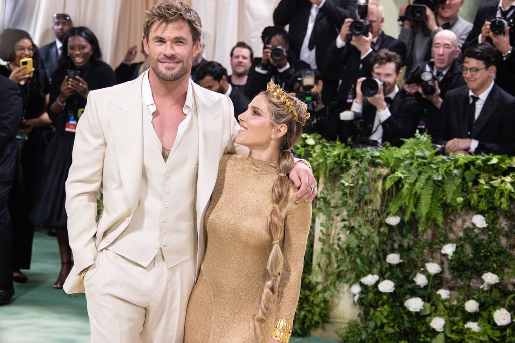 Chris Hemsworth e Elsa Pataky fizeram sua estreia no Met Gala