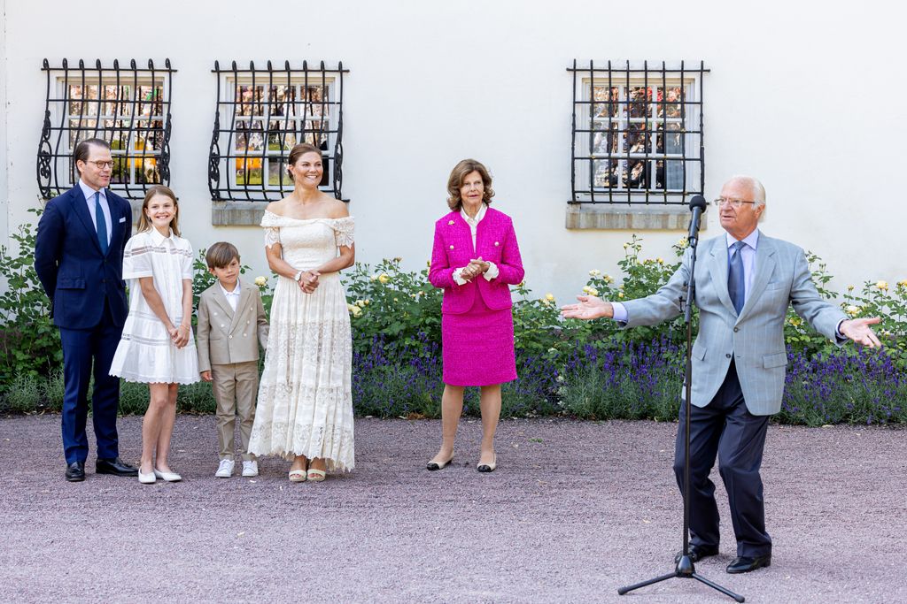 King Carl Gustaf of Sweden also attended the celebrations