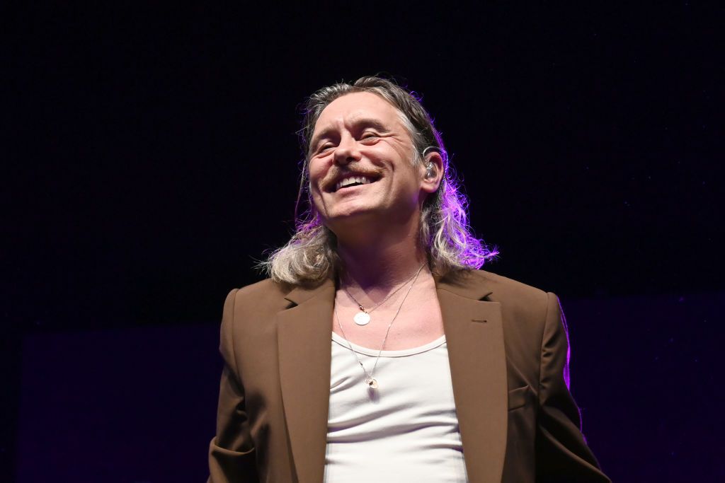 Mark Owen performs on stage at O2 Shepherd's Bush Empire