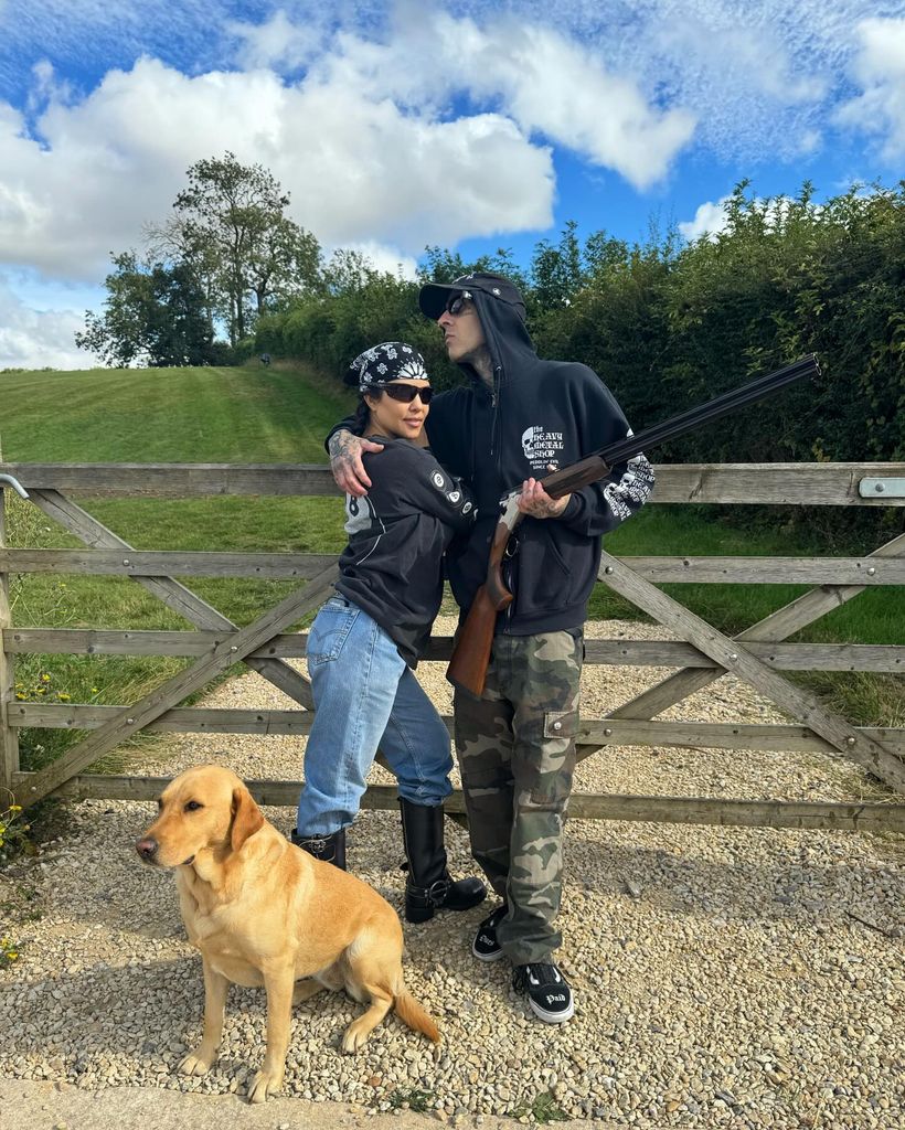 Kourtney Kardashian surprises in the Cotswolds ahead of Eve Jobs
