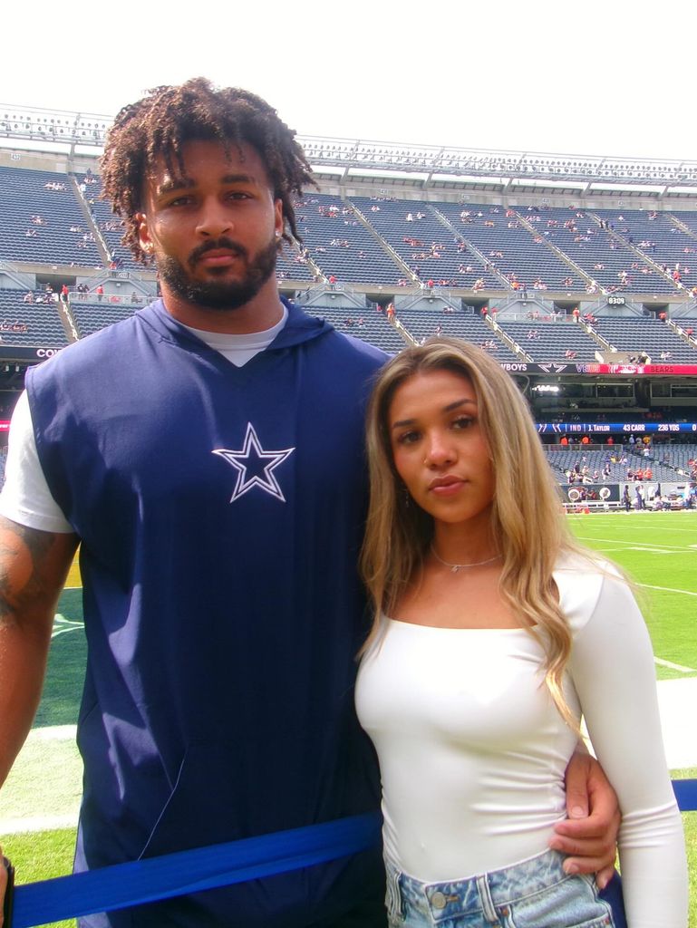 Marshawn Kneeland with girlfriend Catalina in 2025