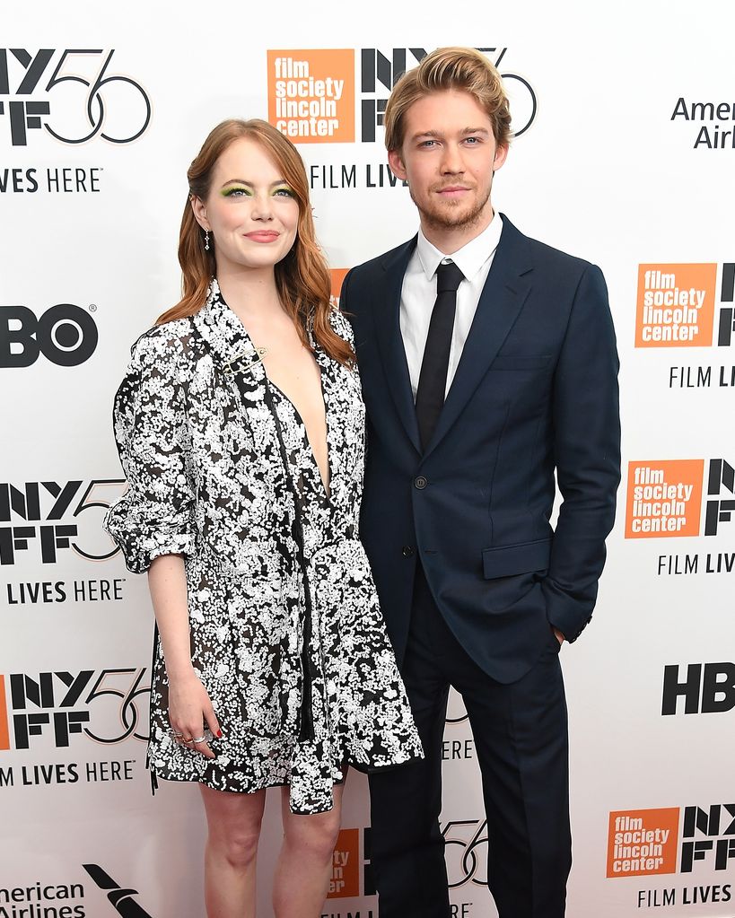 NEW YORK, NY - SEPTEMBER 28:  Emma Stone and Joe Alwyn attend the 56th New York Film Festival - Opening Night Premiere Of "The Favourite" at Alice Tully Hall, Lincoln Center on September 28, 2018 in New York City.  (Photo by Nicholas Hunt/WireImage)