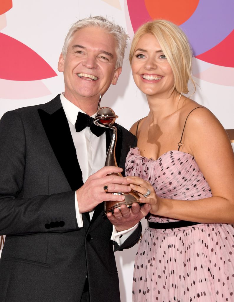 Phil and Holly at the National Television Awards in 2019 