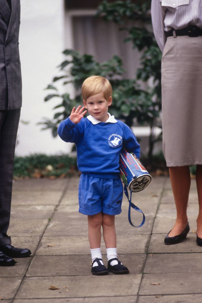 Prince Harry's first day at nursery