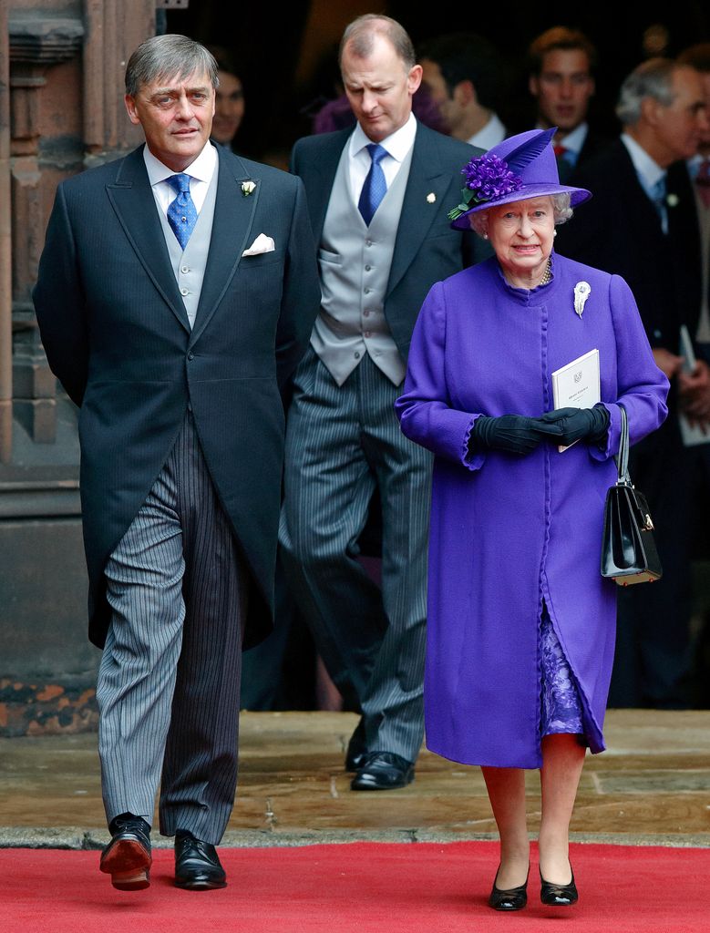 Gerald Grosvenor and Queen Elizabeth in 2004