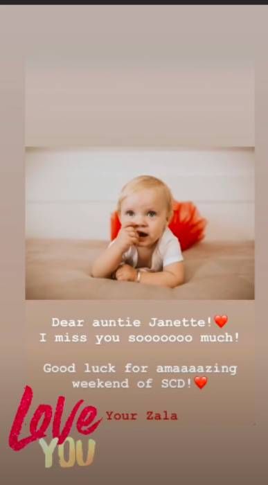 strictly janette manrara baby post