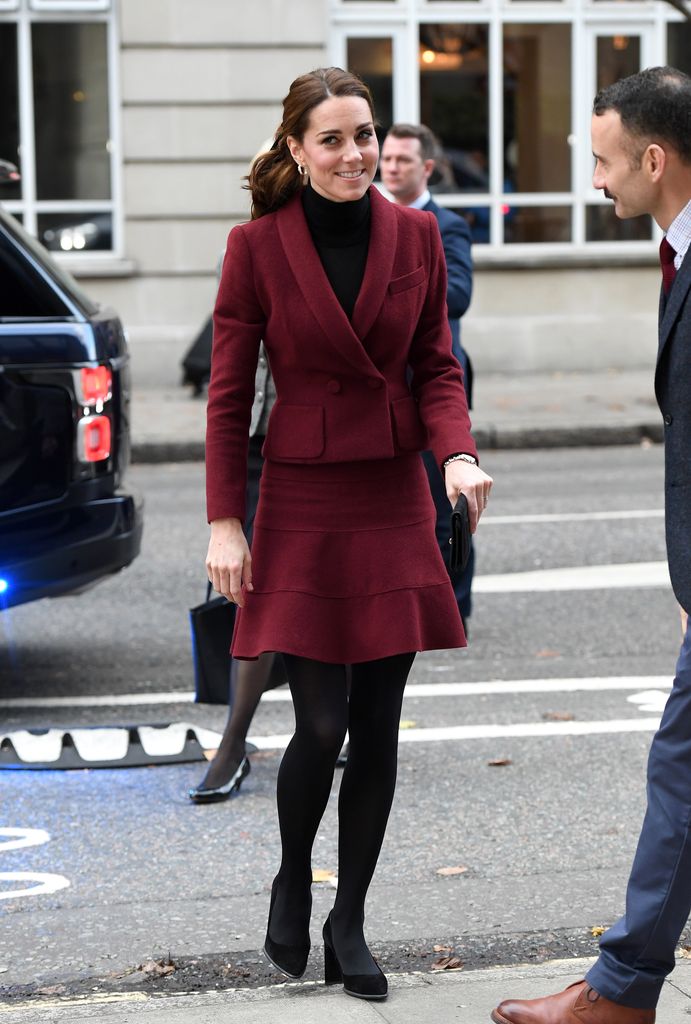 Kate Middleton visits a UCL Developmental Neuroscience Lab at UCL London on November 21, 2018 in London, England.