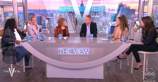 hugh grant on the view