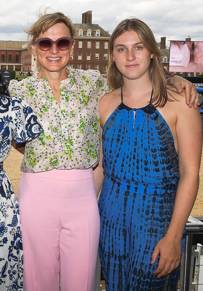 Fiona Bruce with her daughter Mia in 2023