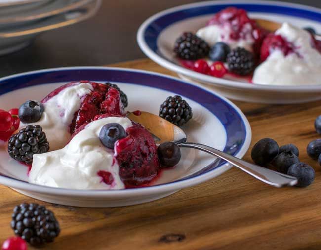 frozen berries