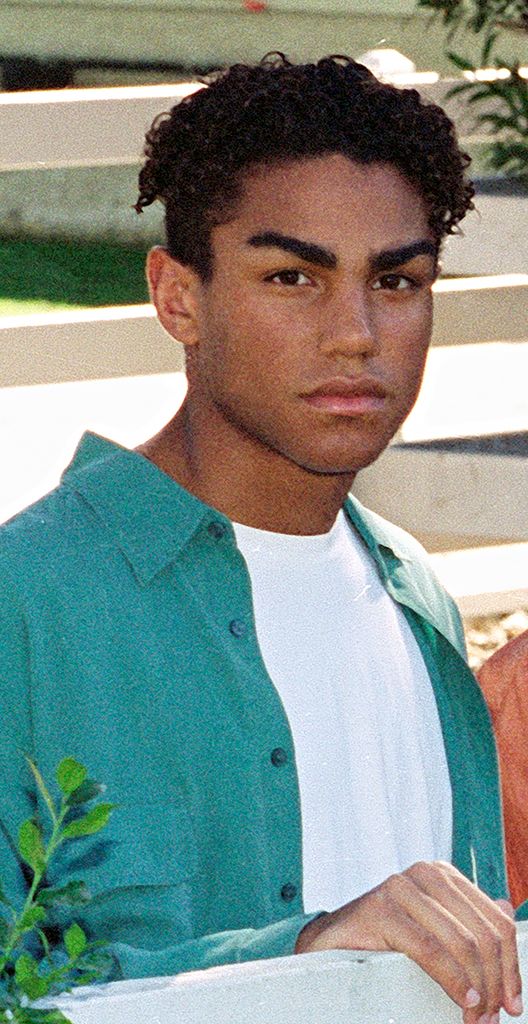 Singer TJ Jackson of the Jackson Family Group 3T at family home, November 12, 1995 in Hidden Hills section of Los Angeles, California