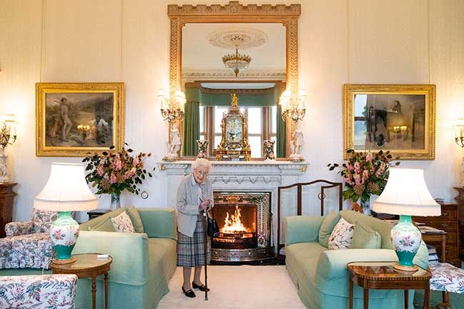 The Queen Balmoral living room