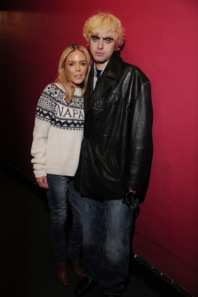 Patsy Kensit and Lennon Gallagher attend the Napapijri presents Pasty Kensit, Lennon Gallagher & Automotion event at Dublin Castle on October 03, 2024 in London, England