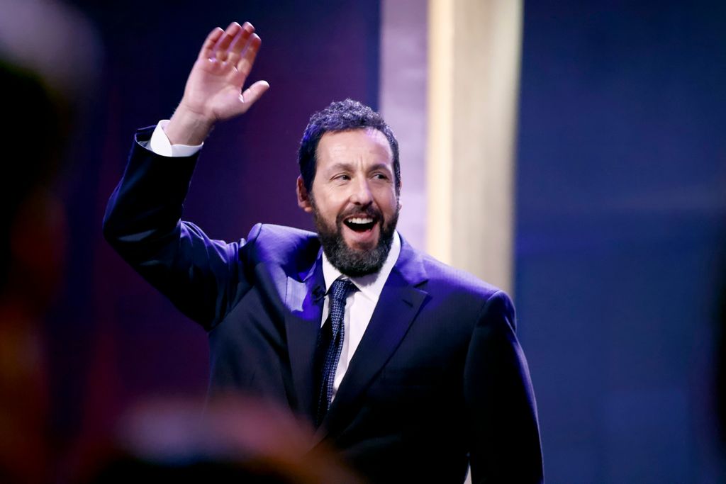 Adam Sandler onstage during the 24th Annual Mark Twain Prize For American Humor at The Kennedy Center on March 19, 2023 in Washington, DC