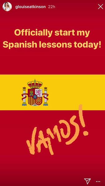 gemma atkinson spanish lesson