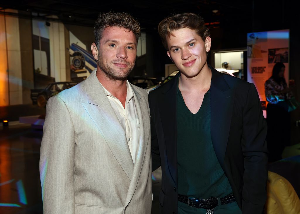 Ryan Phillippe and Deacon Phillippe attend Prime Video's "Motorheads" Red Carpet and Screening at the Petersen Automotive Museum on May 13, 2025 in Los Angeles, California