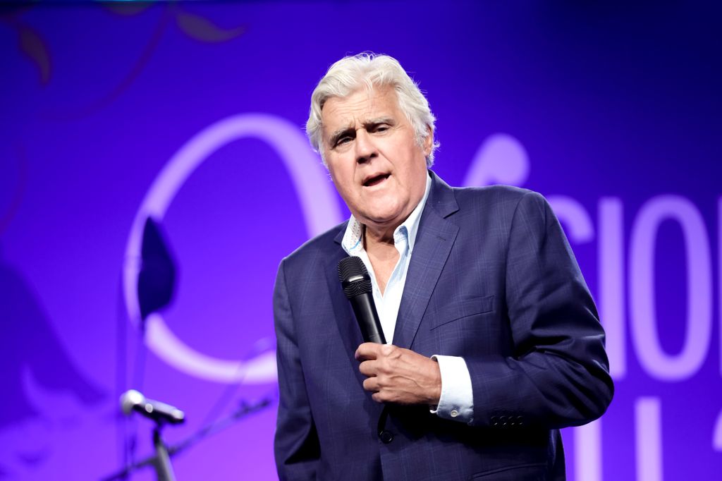 Jay Leno performs on stage as the stars come out for Byron Allen in Beverly Hills as he was honored with the 2023 UCLA Neurosurgery Visionary Award at The Beverly Hilton on October 11, 2023 in Beverly Hills, California