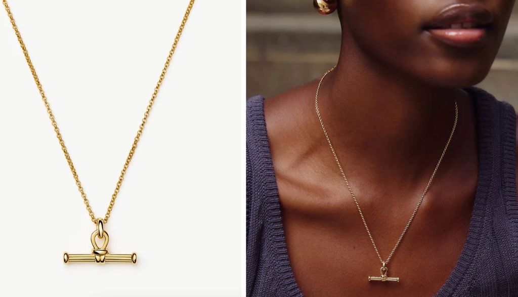 Missoma Ridge T-Bar Necklace