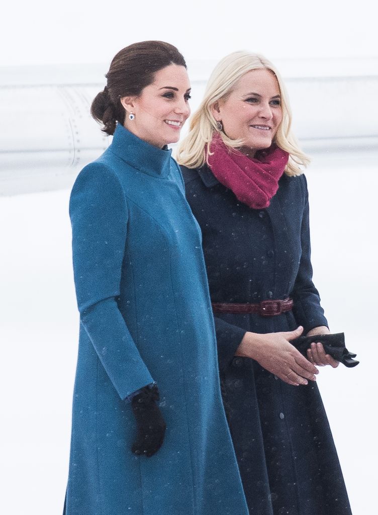 Crown Princess Mette-Marit of Norway and Kate Middleton