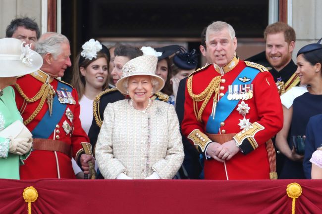 prince andrew trooping colour