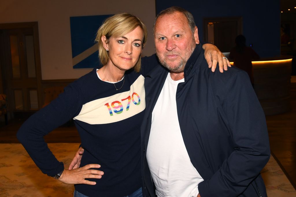 LONDON, ENGLAND - JUNE 11: Jane Moore and Gary Farrow attends a Pavarotti documentary screening at Soho Hotel on June 11, 2019 in London, England. (Photo by Dave J Hogan/Getty Images for Entertainment One)