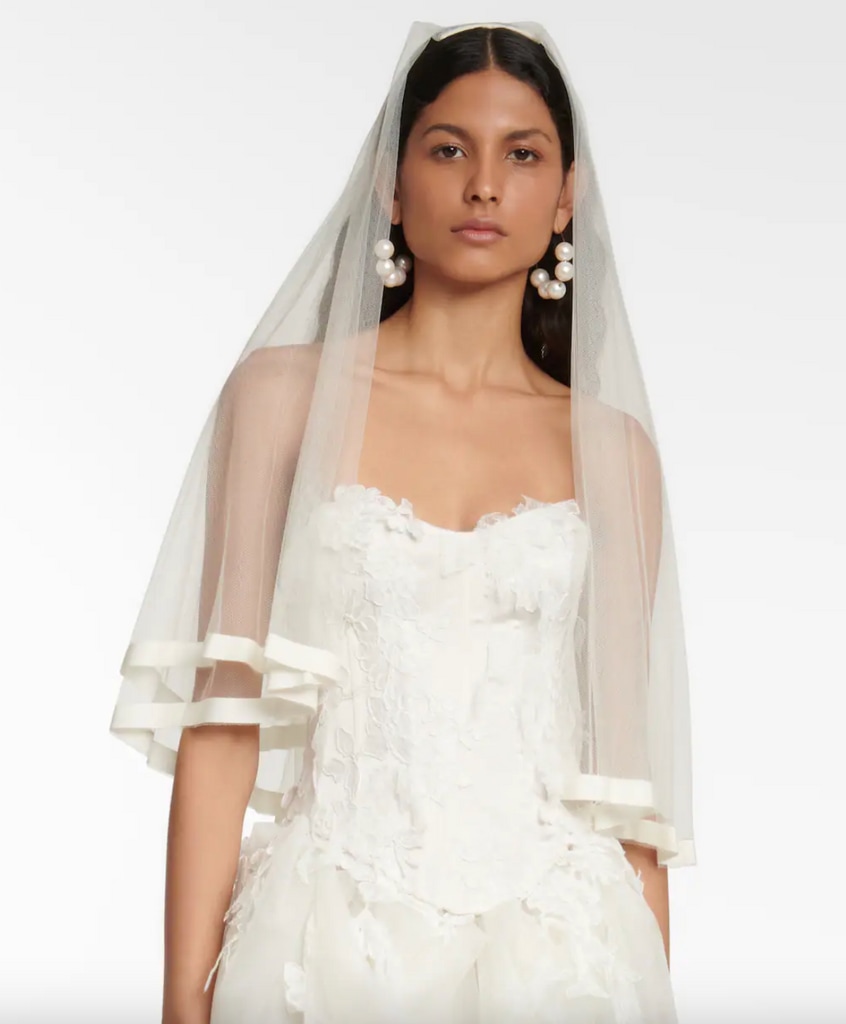 Danielle Frankell wedding veil