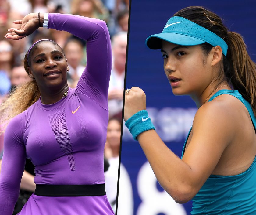 Serena Williams and Emma Radacanu aren't afraid of a pop of colour on the court