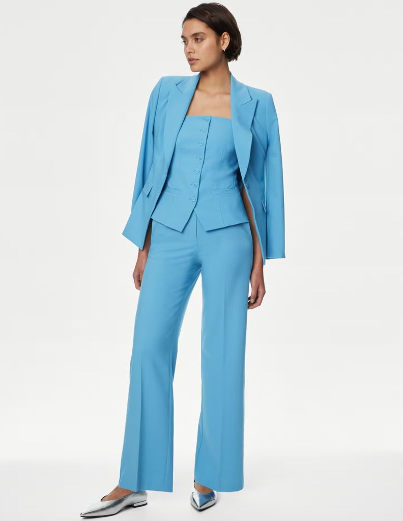 M&S Collection Woven Wide Leg Suit