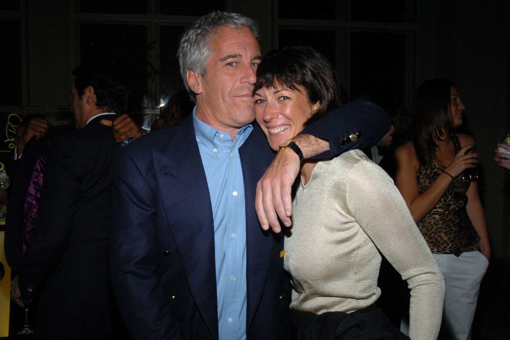 Jeffrey Epstein and Ghislaine Maxwell smiling together
