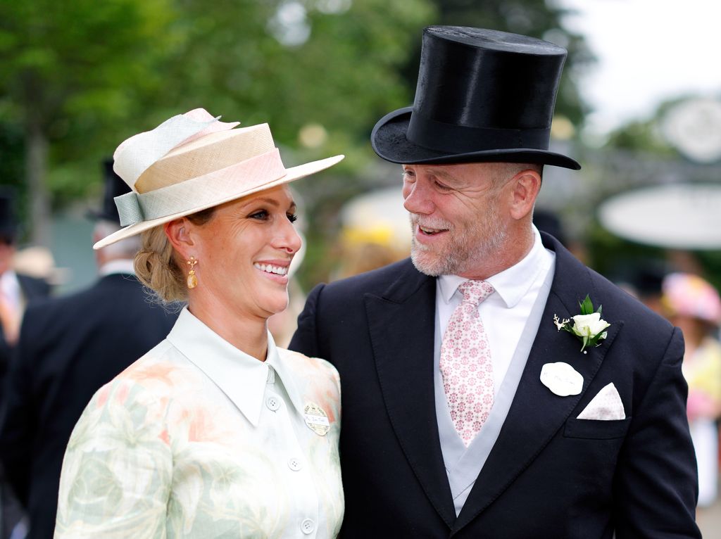 Zara Tindall and Mike Tindall attend day one of Royal Ascot 2023 