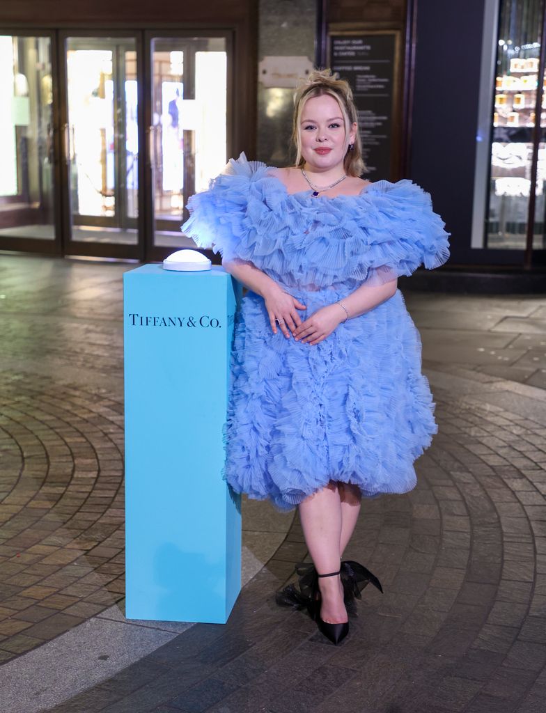 Nicola Coughlan Unveils Tiffany & Co. 150th Anniversary Installation At Harrods on June 06, 2022 in London, England. (Photo by Mike Marsland/WireImage)