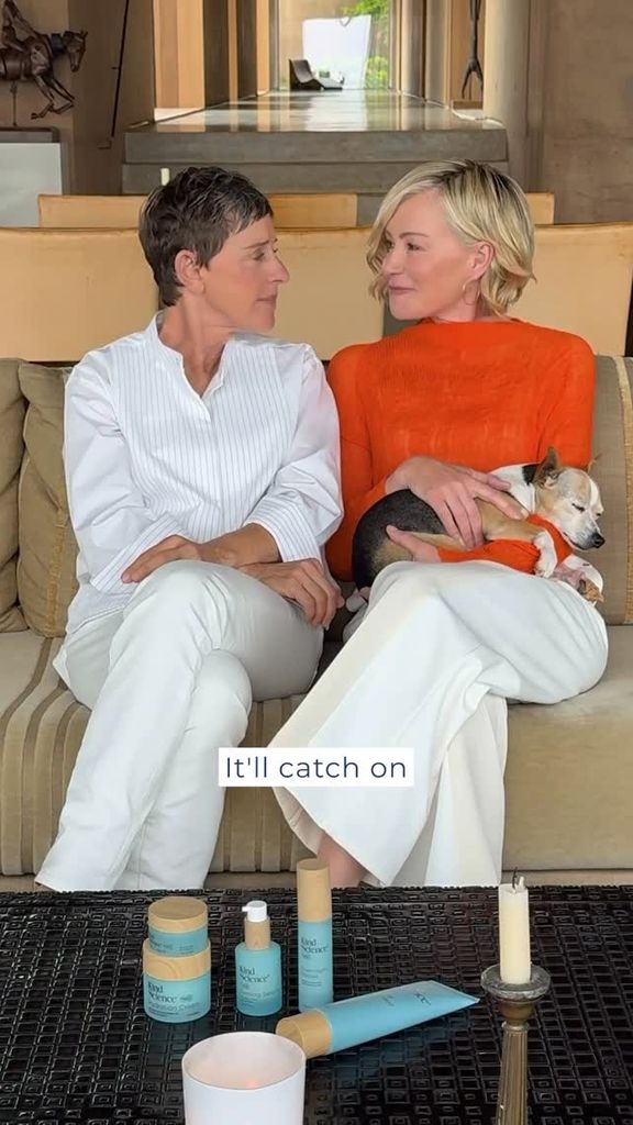 Ellen Degeneres and Portia de Rossi film a video in their Cotswolds Home for similar science, divided on Instagram