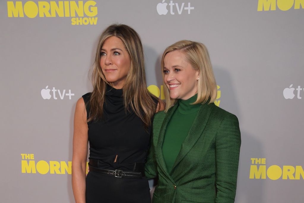 Reese Witherspoon and Jennifer Aniston on the red carpet
