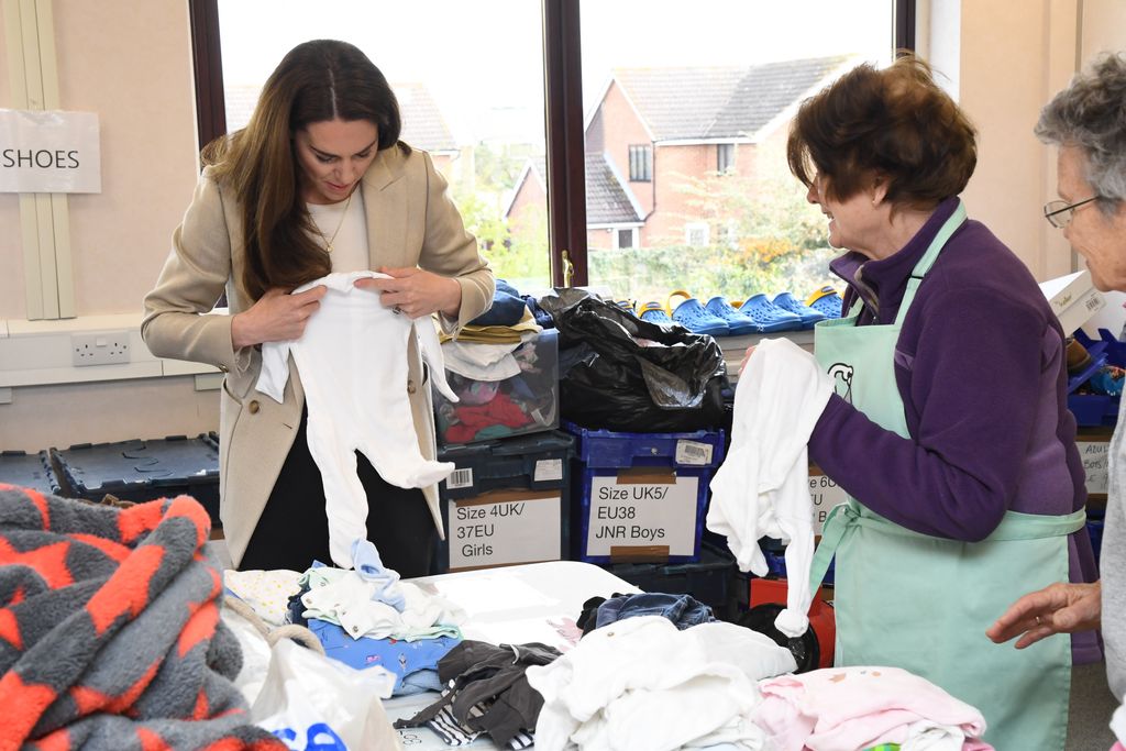 The Princess of Wales Visits The Baby Bank