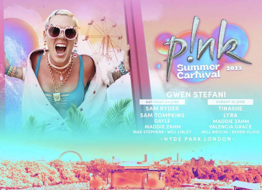 Pink is kicking off the BST festival 