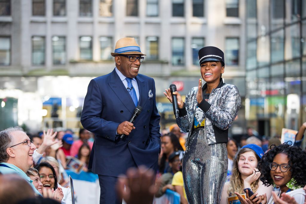 TODAY -- Pictured: Al Roker and Janelle Monae on Friday, August 24, 2018
