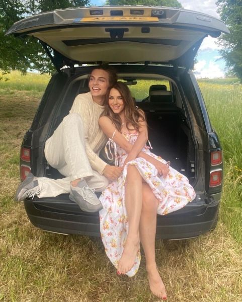 elizabeth hurley with her son damian