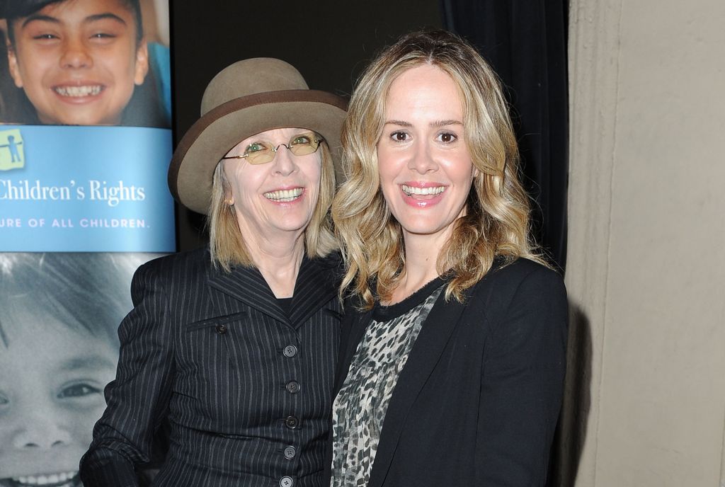 Diane Keaton and Sarah Paulson arrive at the Alliance For Children's Rights event