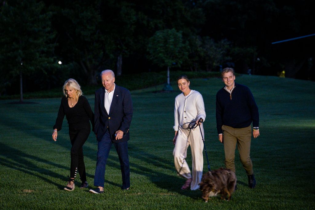 joe biden and jill biden with naomi biden and her husband peter neal