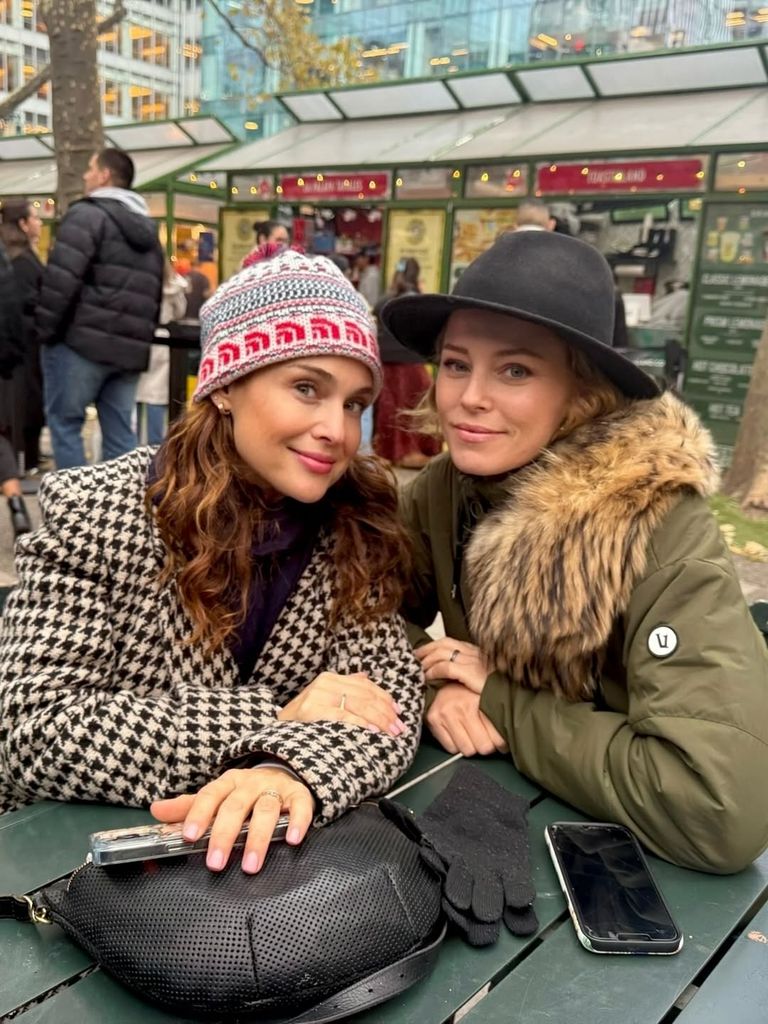 She also visited the Bryant Park holiday market